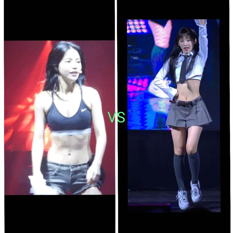 마마무 솔라 VS 오마이걸 아린 링 레슬링