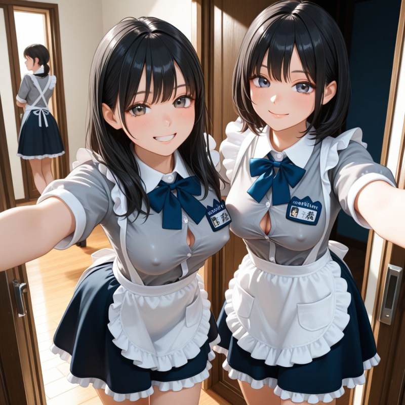 新人メイド戦闘員　みう、はるか