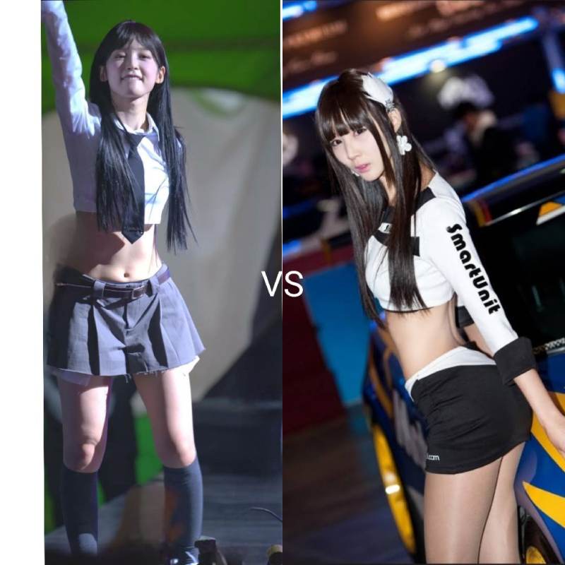 오마이걸 아린 VS 이유은 레슬링