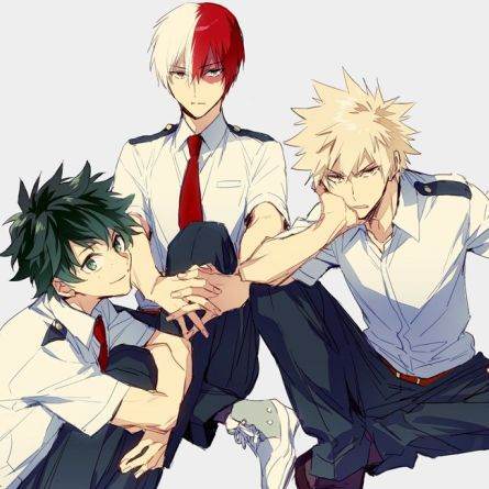 bakugo,shoto,deku