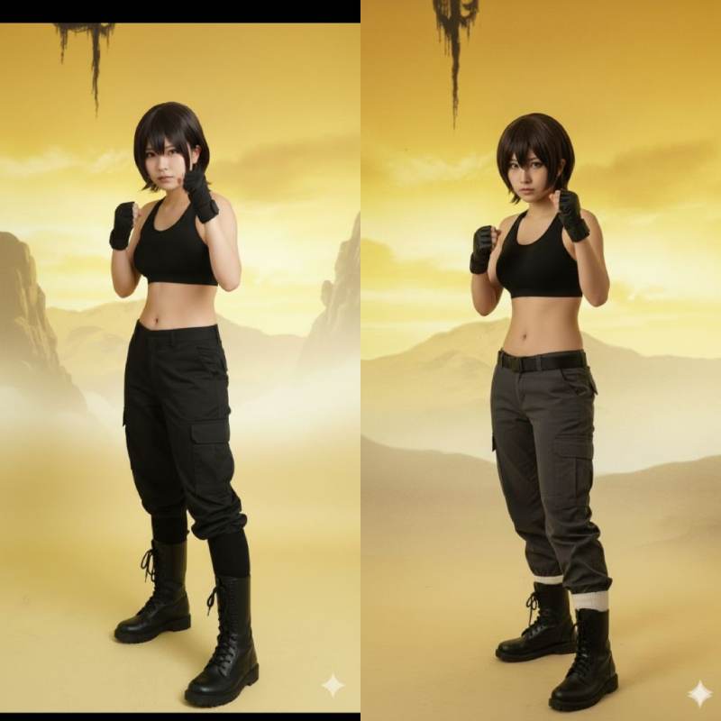 한국 여성 VS 일본 여성 레슬링