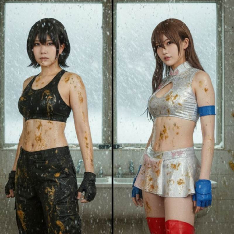 마오란 VS 아인 레슬링