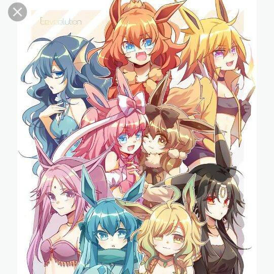 eeveelution girls