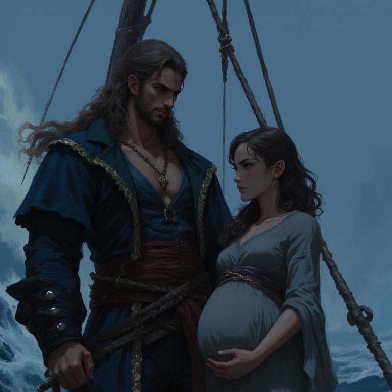 Pirate & his pregnant lady