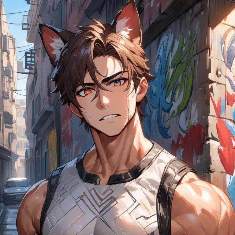 cat-man Luca (gay)