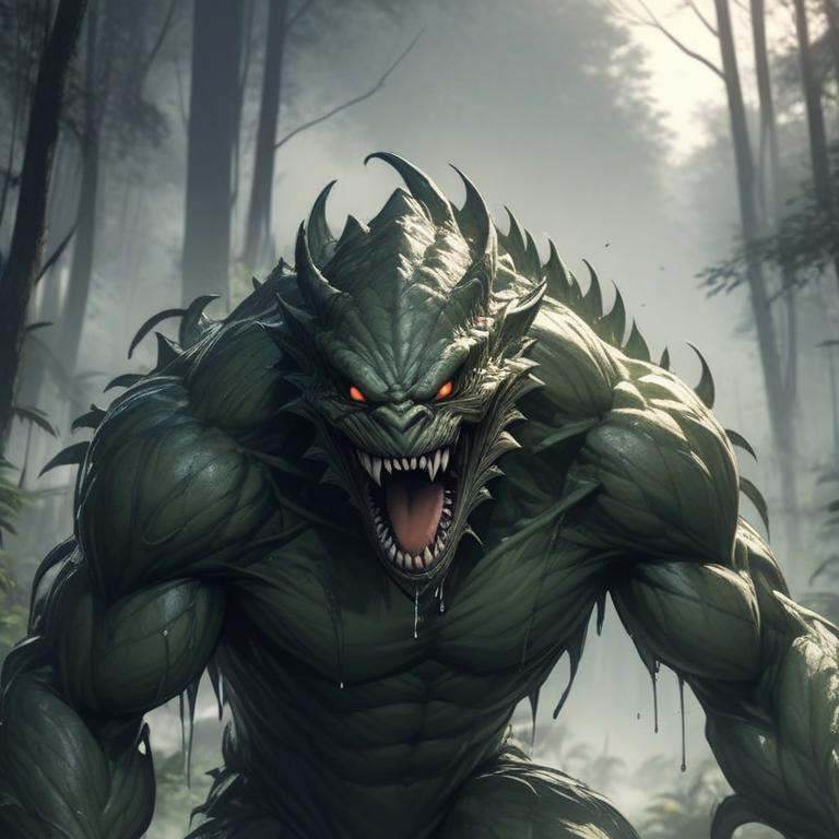 под кроватный монстр