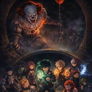 My hero academia vs it