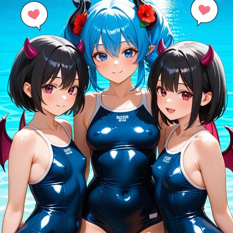 サキュバス軍団、リーチ、ツモ、ピンフ