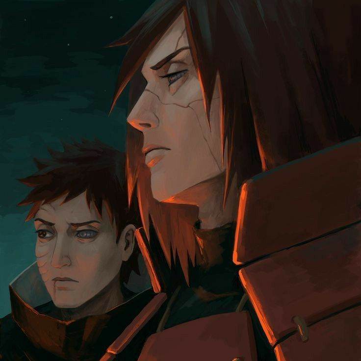 Madara Uchiha et Obito uchiha