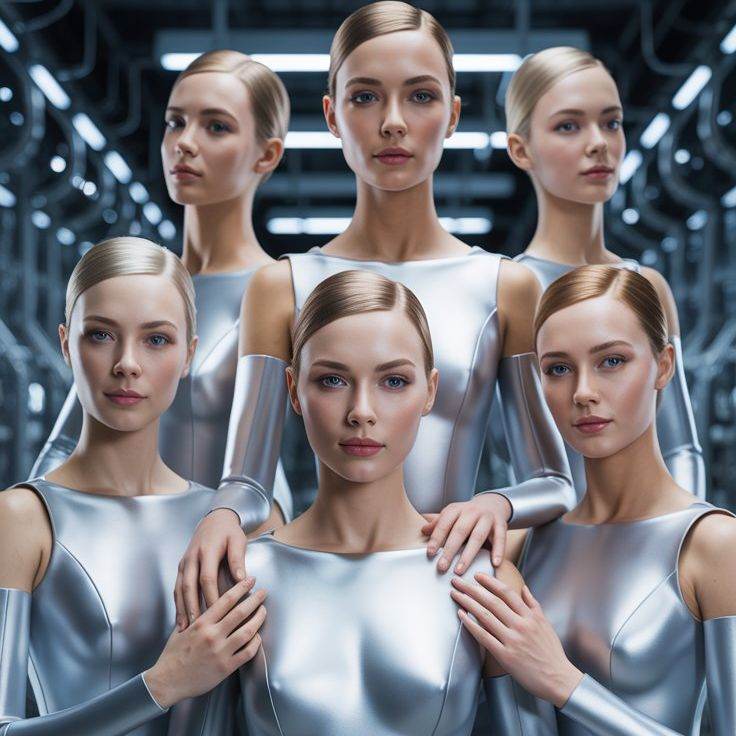 mãe robô e outras robôs