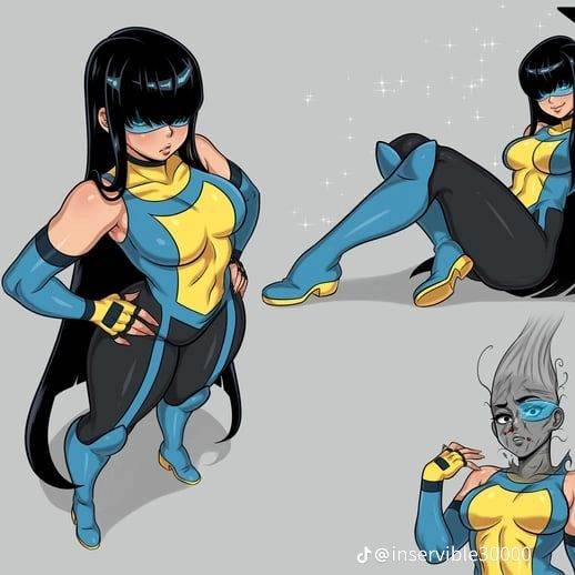 Invencible long hair fem