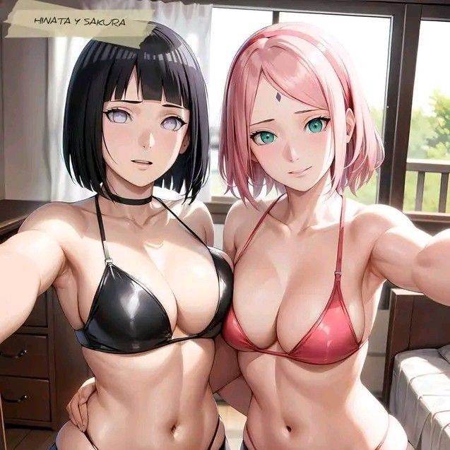 Hinata Hyuga and Sakura Haruno