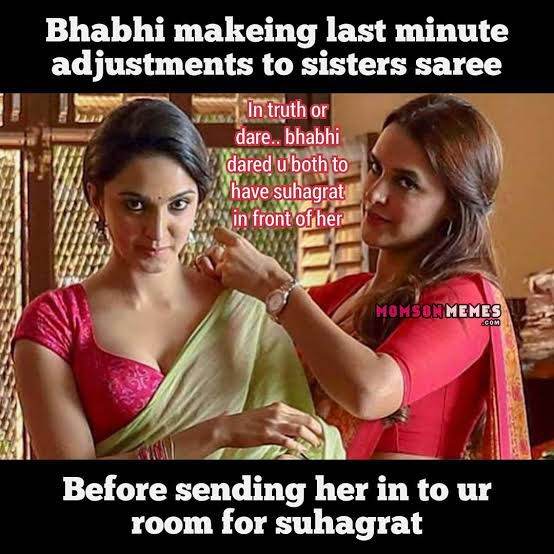 kaira (sister) and neha (wife)