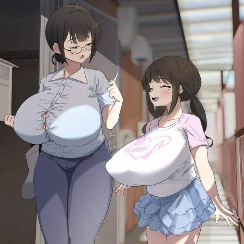 Neighbor and her daughter