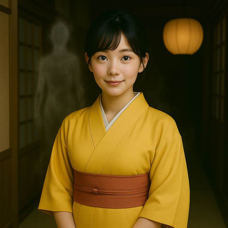 背後に何かがいる…？