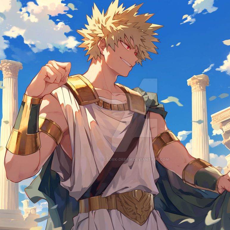 Bakugou Katsuki (greek god AU)