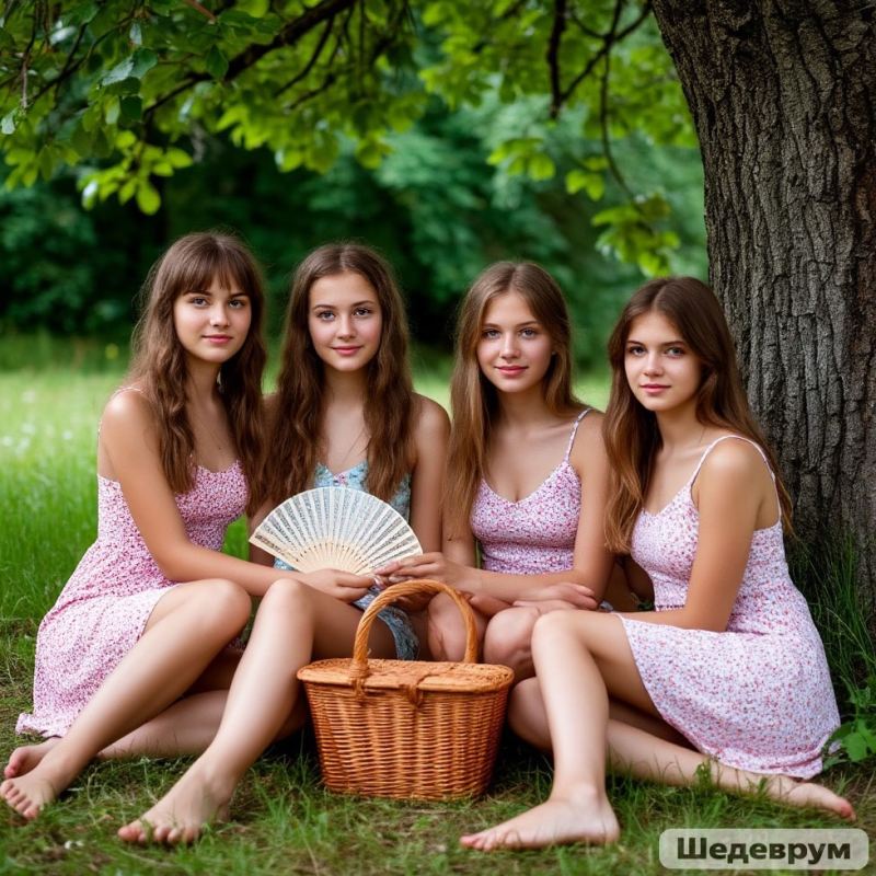 Лиза, Соня, Оля, Настя