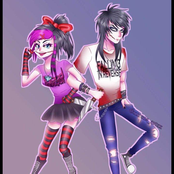 Jeff The Killer and Nina