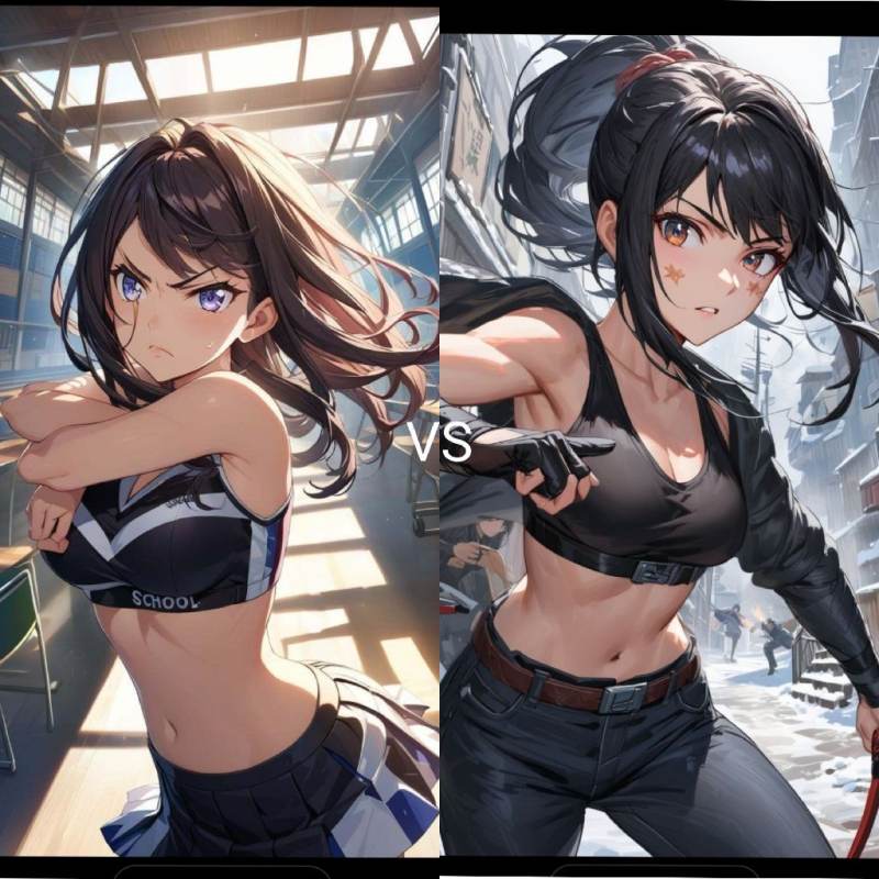 💢일진 언니들의 막장 대결 치어리더 VS 치어리더💢