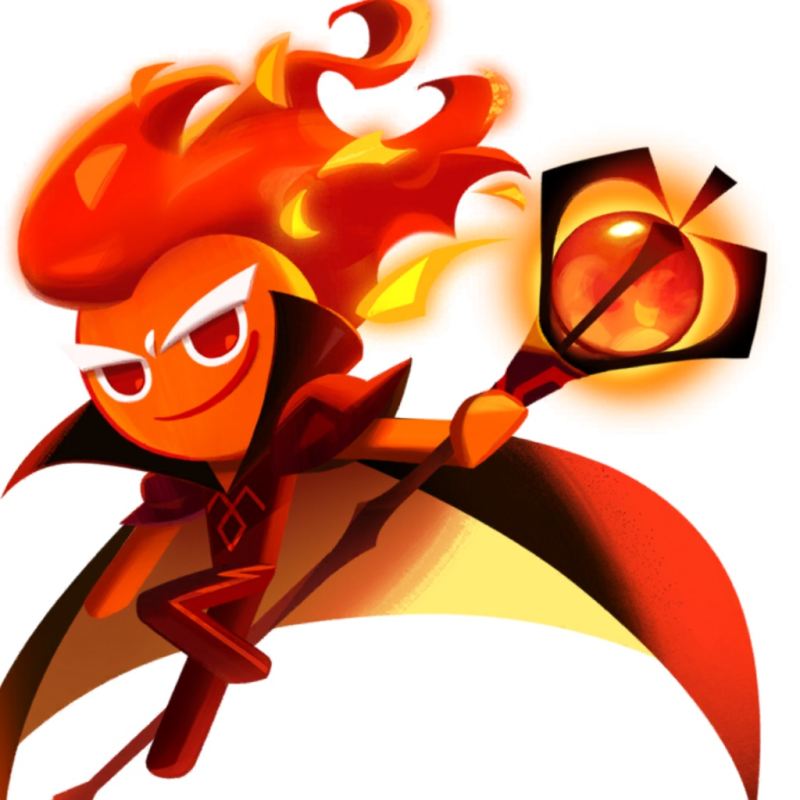 Fire spirit cookie