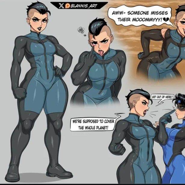 Invencible mohawk fem