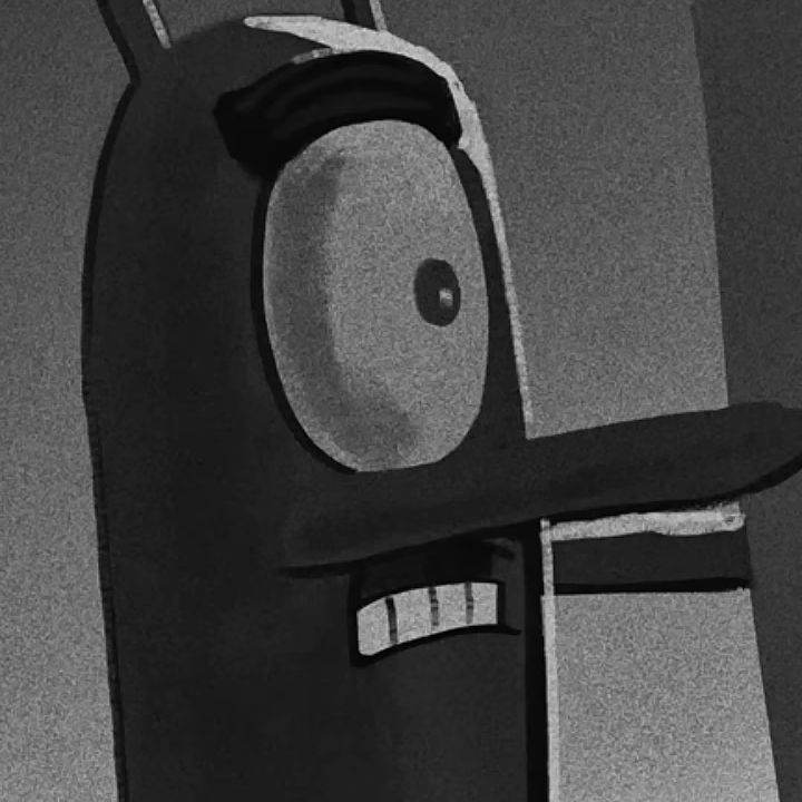 plankton gets scared alone