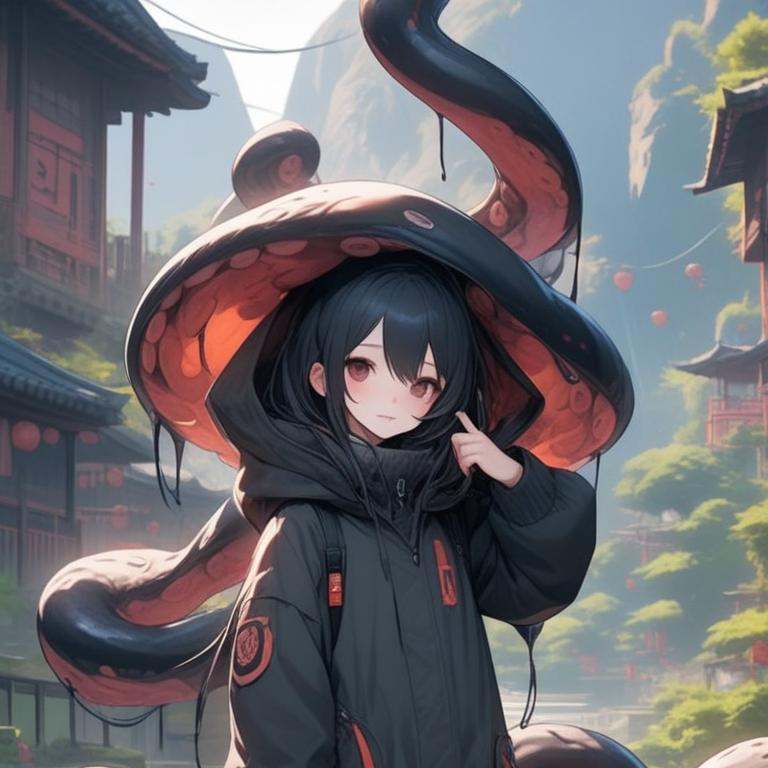 触手族の娘 庵(いおり)