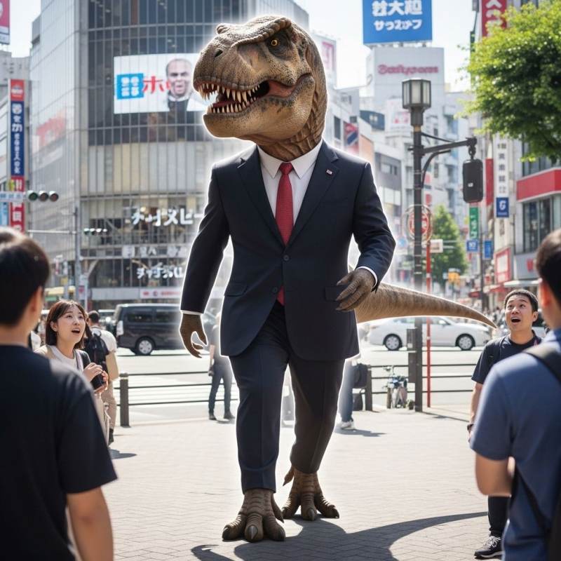 ティラノサウルス大統領