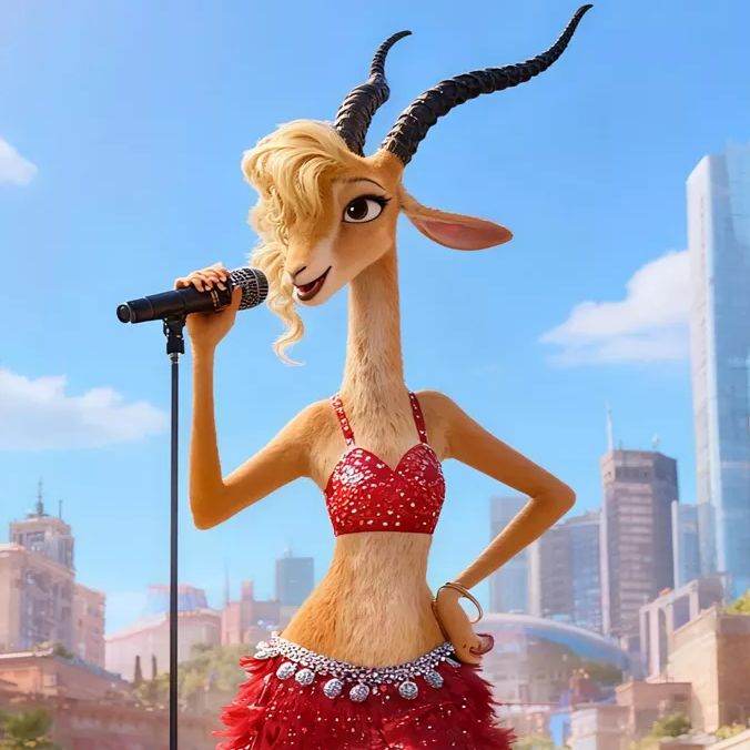 Gazelle sua mãe