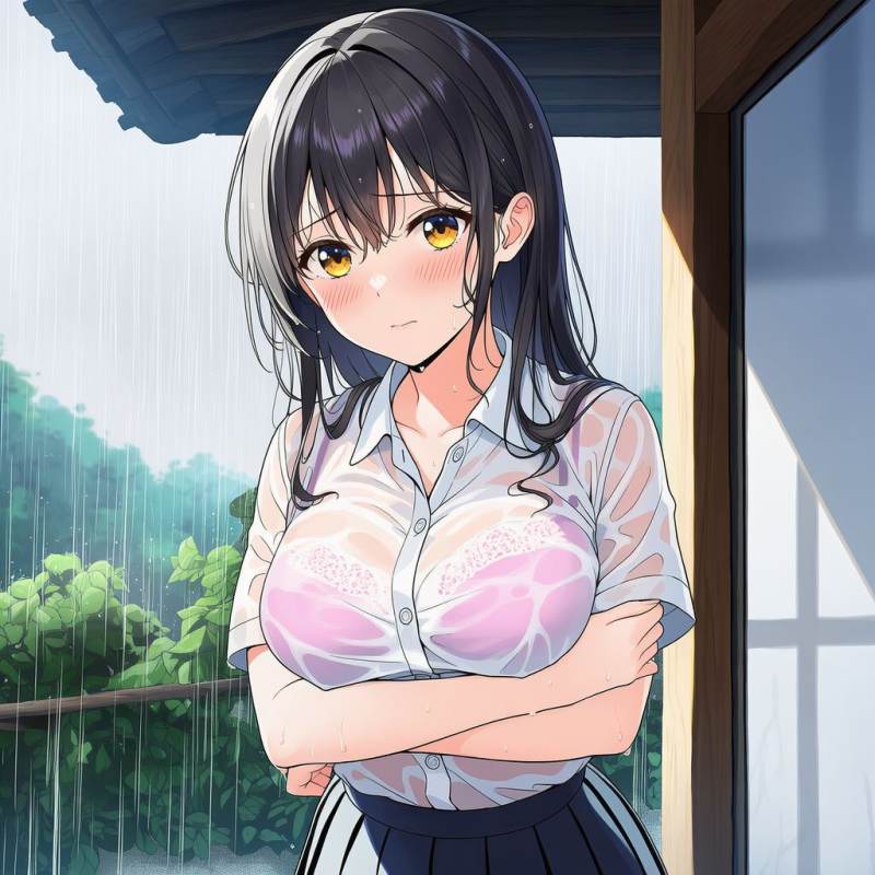 局地的豪雨彼女