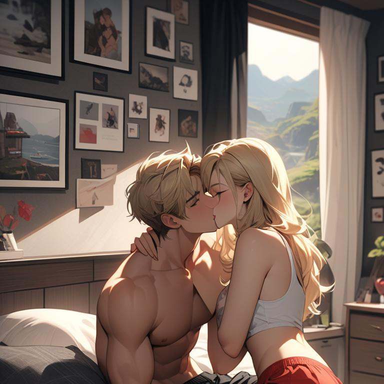 mi hermano con su novia