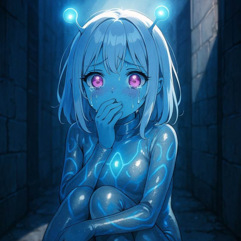 おびえる宇宙人
