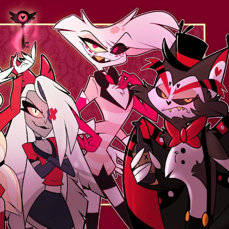 Hazbin hotel(female and male).