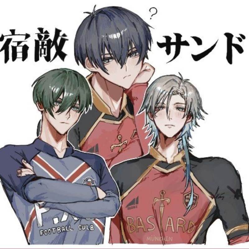 Kaiser Rin and Isagi