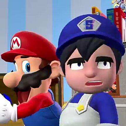 smg4 and mario