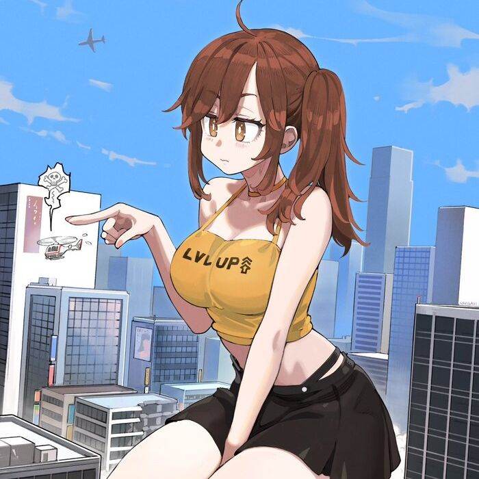 10 метровая девушка