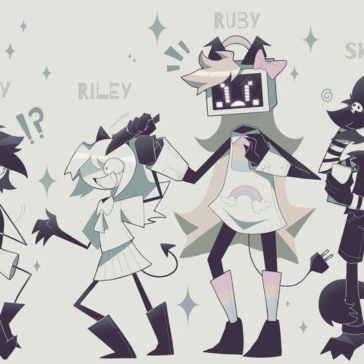 Ruby,Rikey,Skell y Robby-FPE