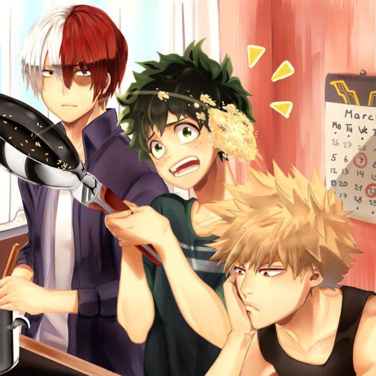 bakugo, izuku et shoto