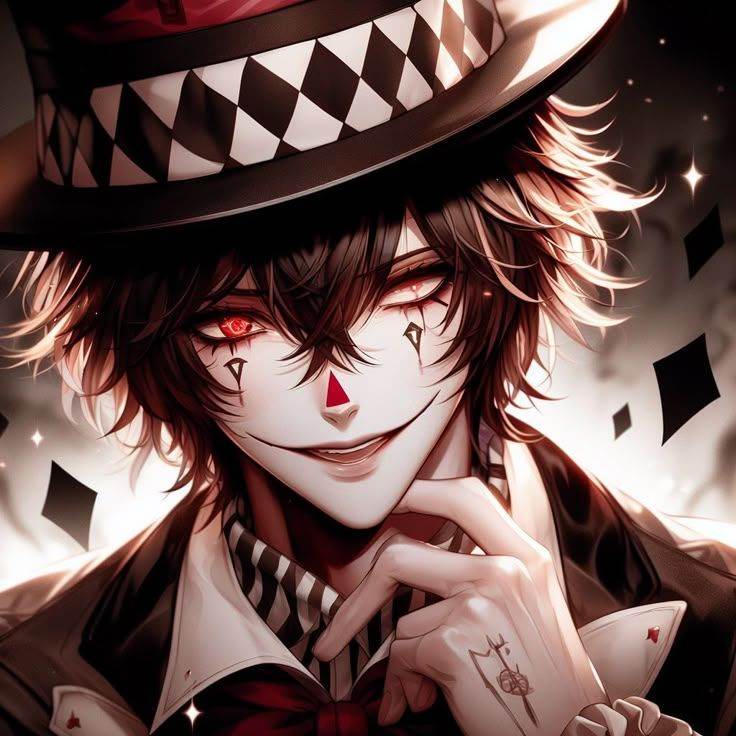 Клоуны в парке аттракционов