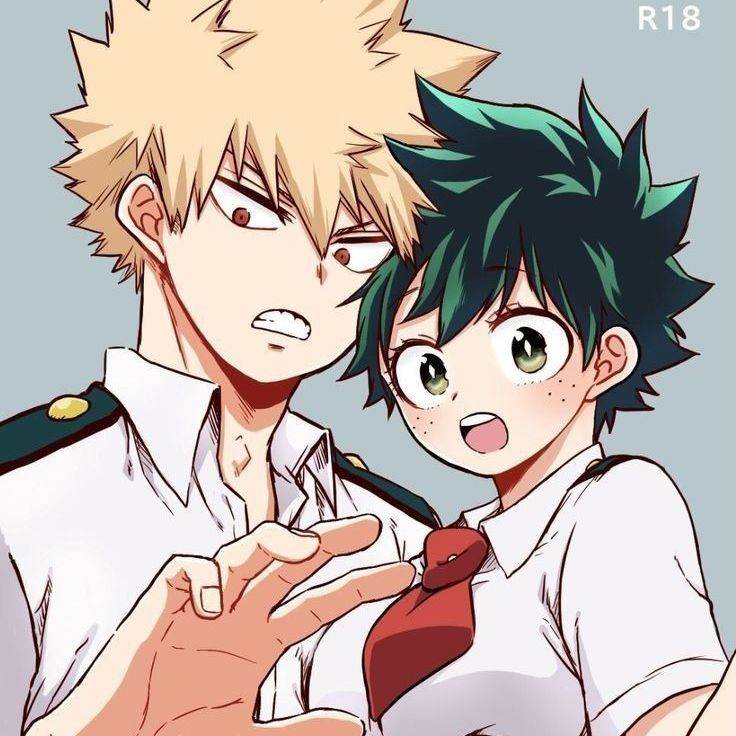 Bakugou x izuku fem