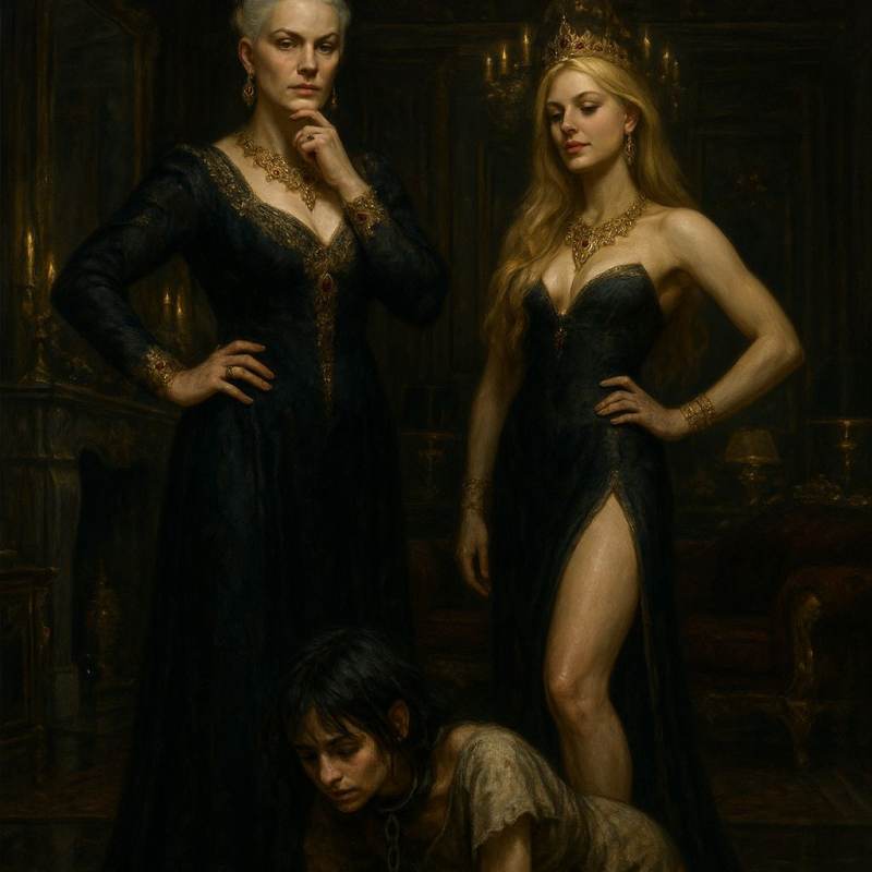 Sua mãe cruel e Lya a escrava