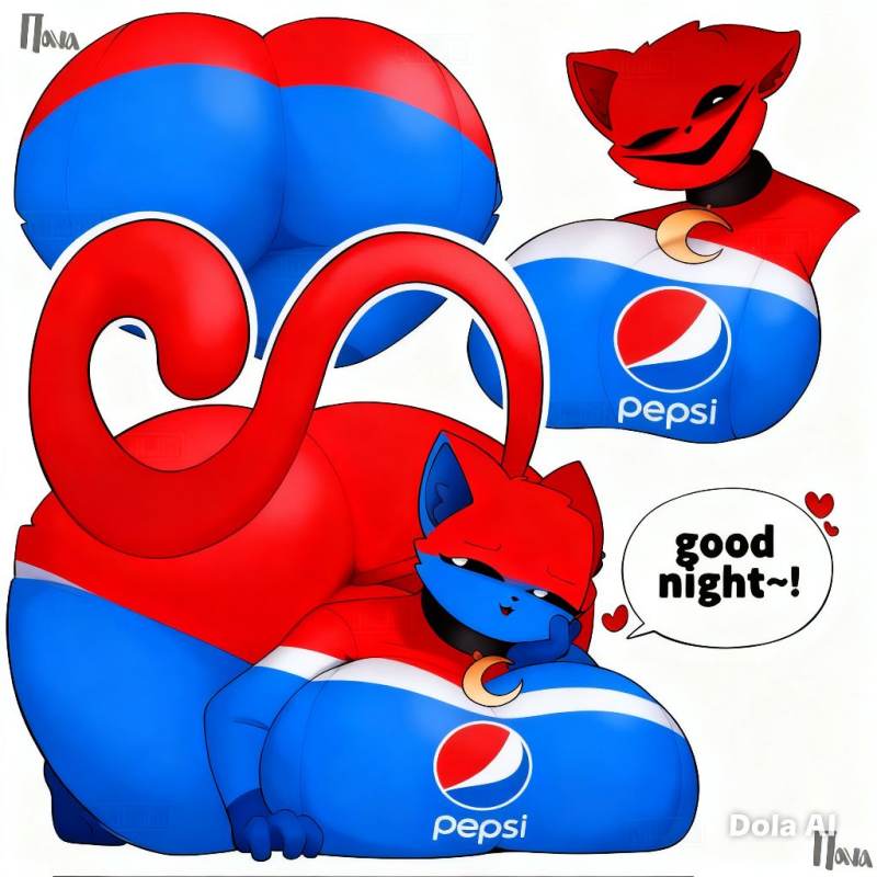 Catnap Pepsi ♥️🤍💙