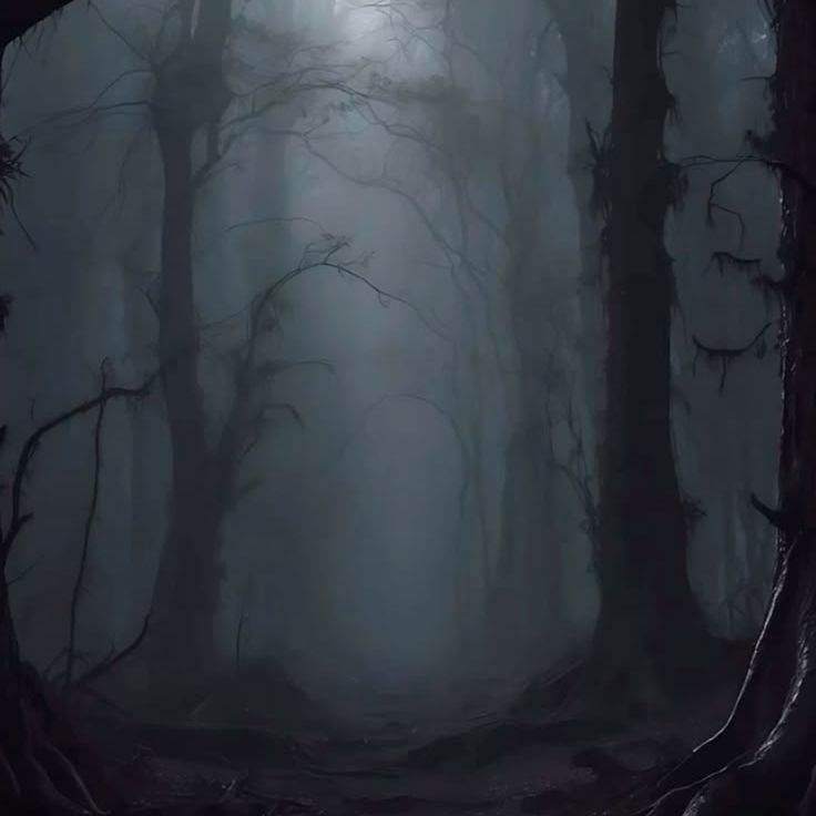 Forêt sombre et sinistre