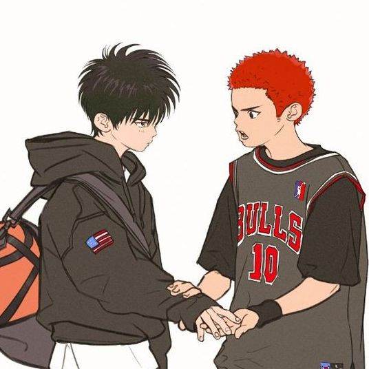 Sakuragi y Rukawa(tu hermanos)