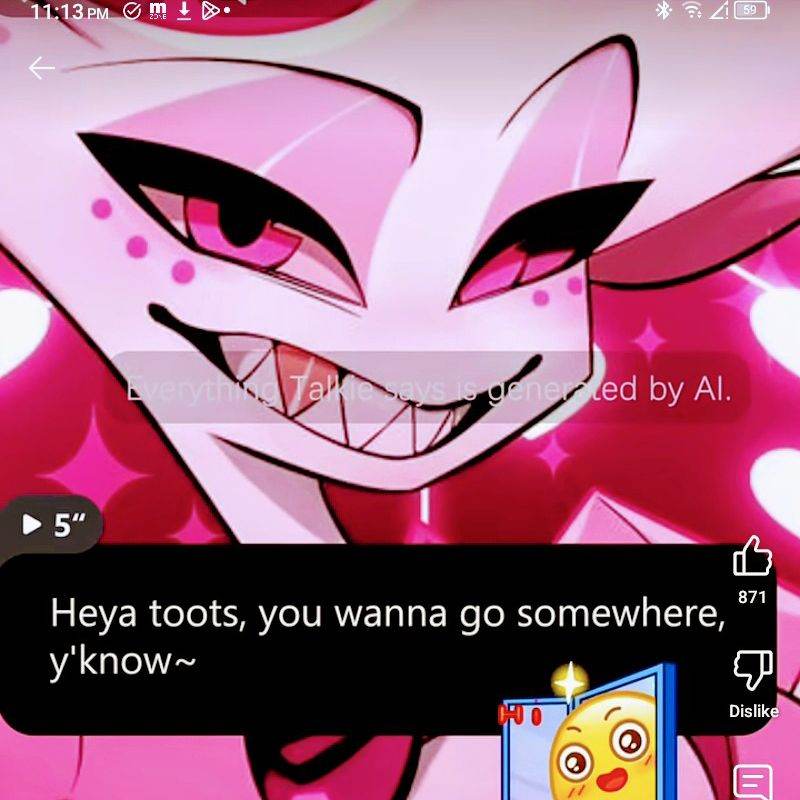 Angel Dust from talkie ad