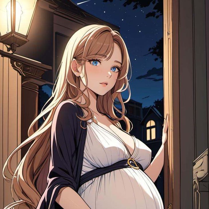 Pregnant widow/ neighbour