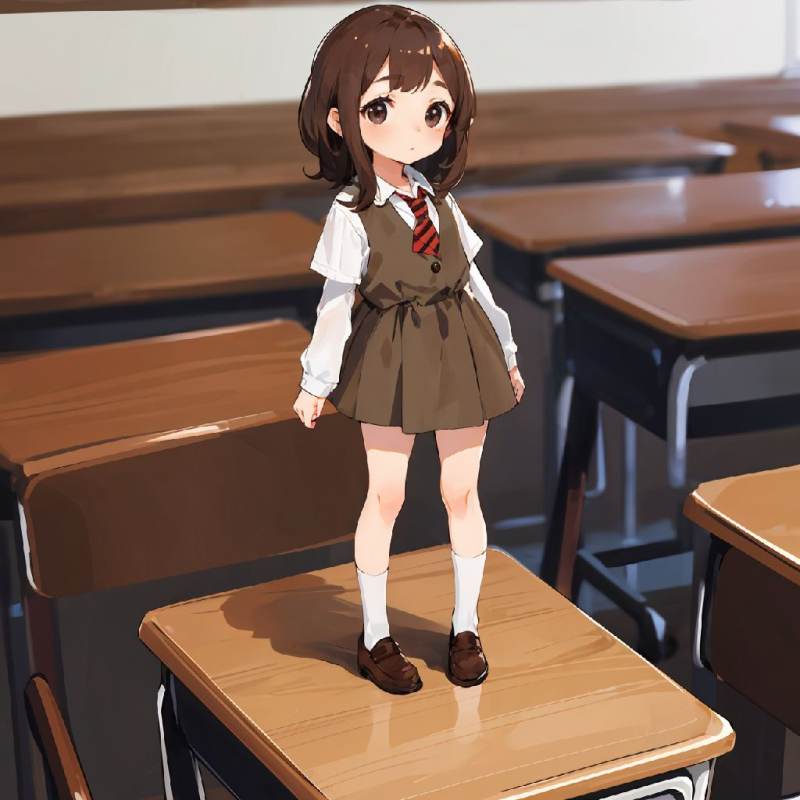 девушка-лилипут