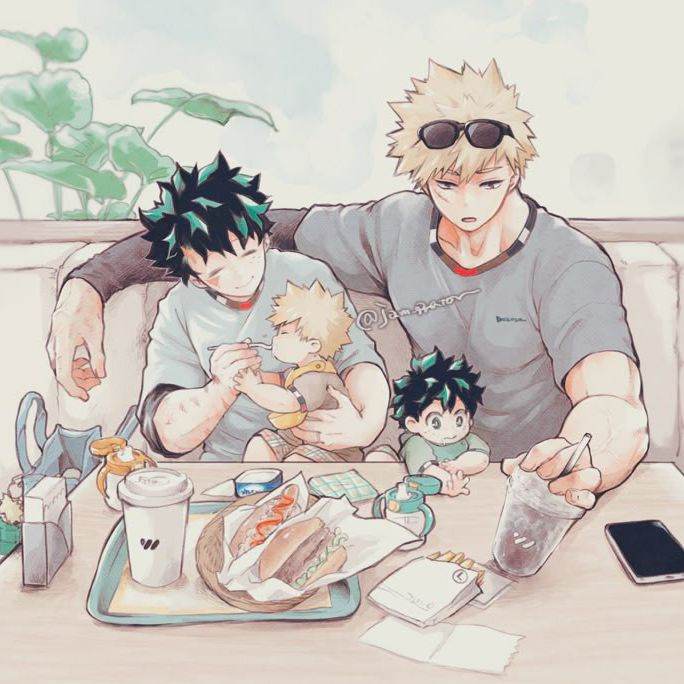 bakugo e deku (pais )