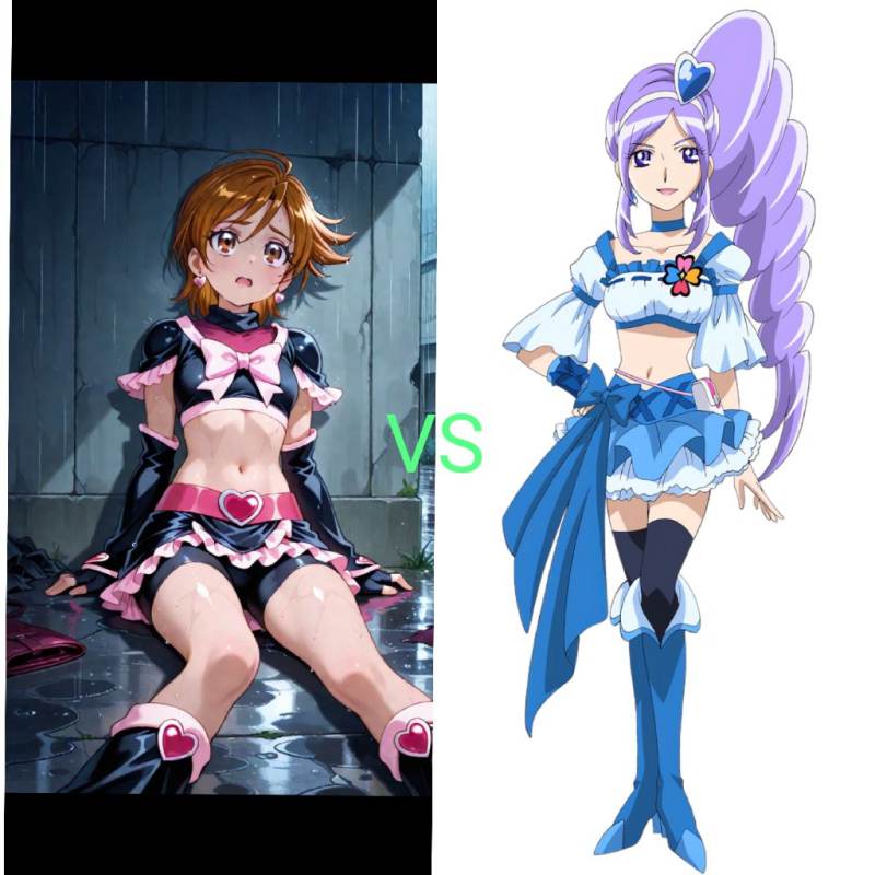 미스미 나기사 VS 큐어 베리