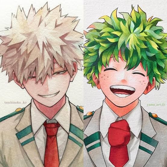 緑谷出久と爆豪勝己